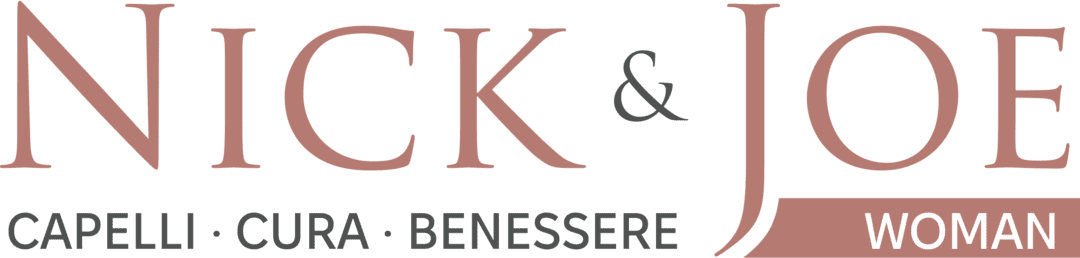 Logo Nick & Joe Woman, con testi "Capelli • Cura • Benessere".